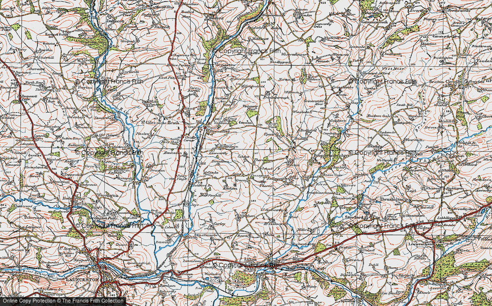 Old Map of Thorne Moor, 1919 in 1919