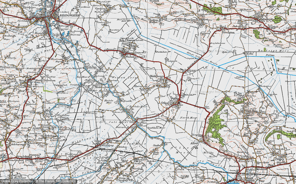 Old Map of Thorngrove, 1919 in 1919