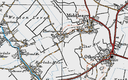 Old map of Thorngrove in 1919