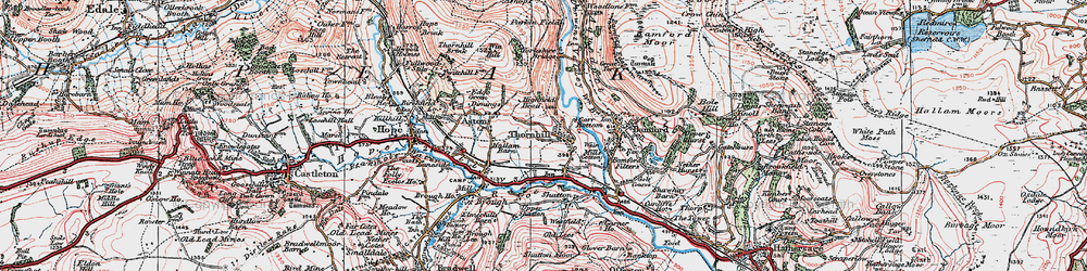 Old map of Yorkshire Br in 1923