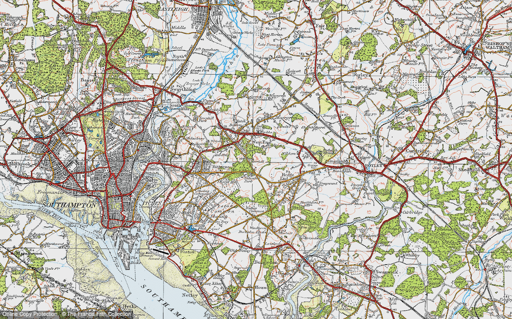 Old Map of Thornhill Park, 1919 in 1919