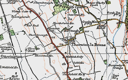 Old map of Awmack Ho in 1925