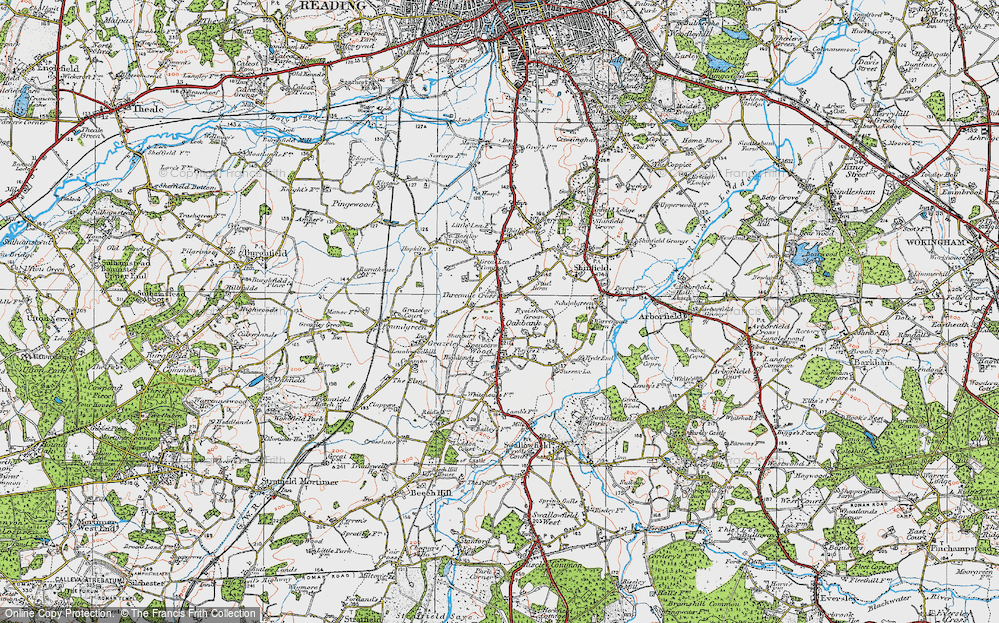 Three Mile Cross, 1919