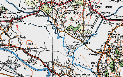 Old map of Tidnor in 1920