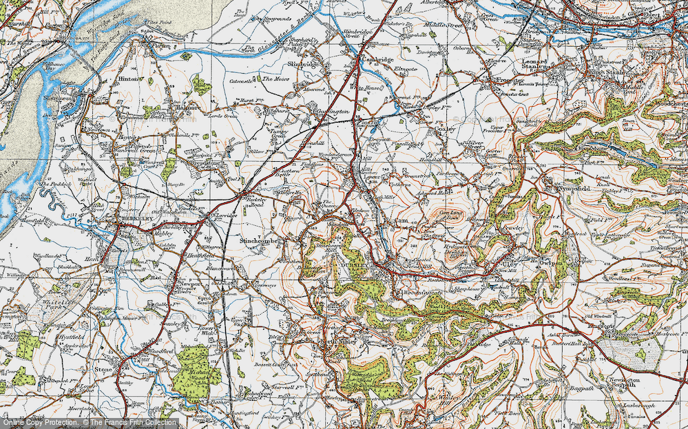 Old Map of Tilsdown, 1919 in 1919