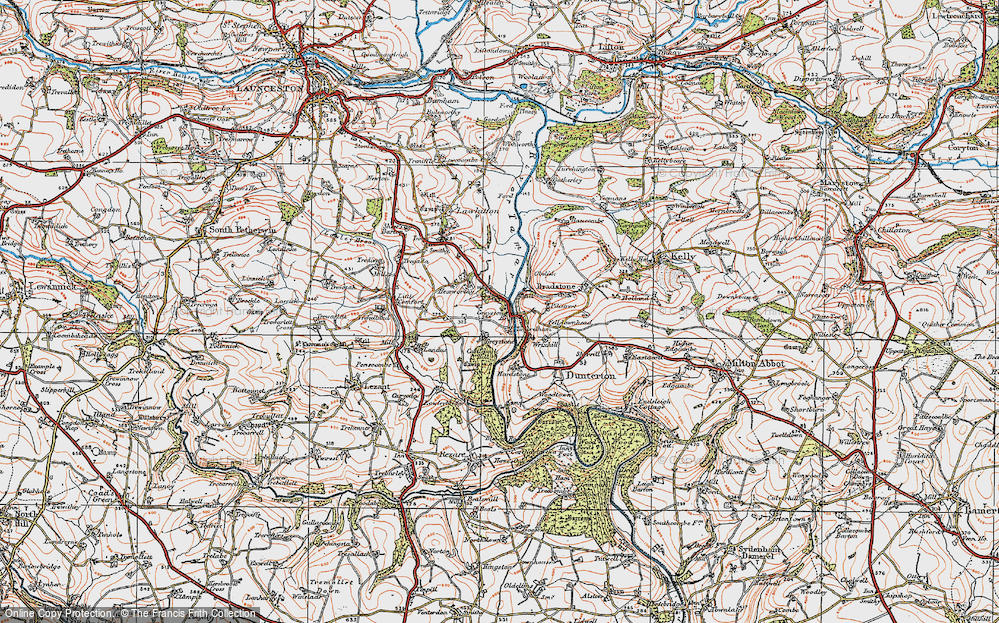 Old Map of Timbrelham, 1919 in 1919