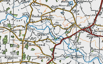 Old map of Toad Row in 1921