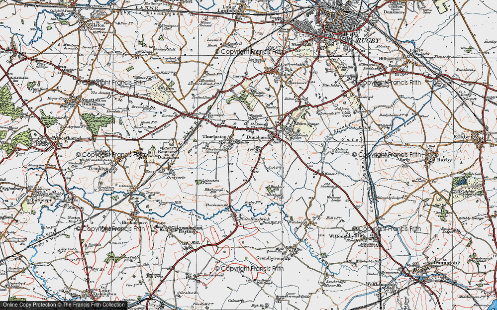 Old Map of Toft, 1919 in 1919