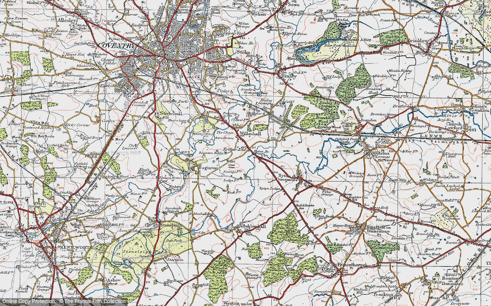 Old Map of Tollbar End, 1920 in 1920