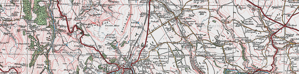 Old map of Tomthorn in 1923