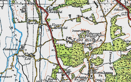 Old map of Toothill in 1919
