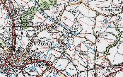 Old map of Top Lock in 1924