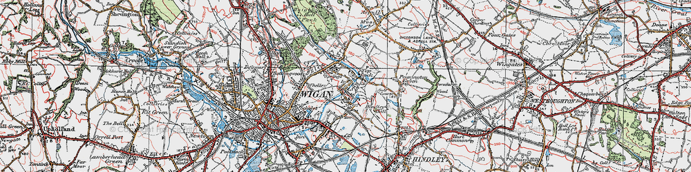 Old map of Top Lock in 1924