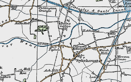 Old map of Balne Lodge in 1924