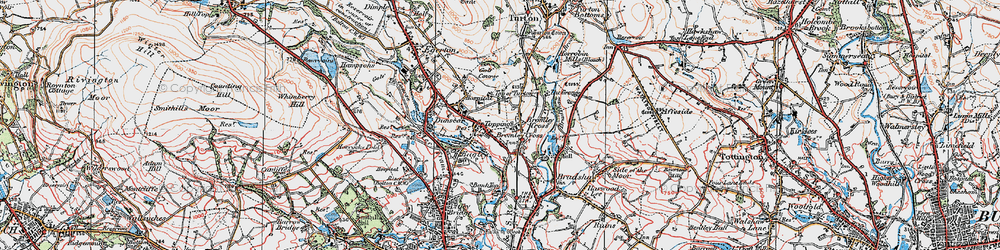 Old map of Last Drop Village, The in 1924