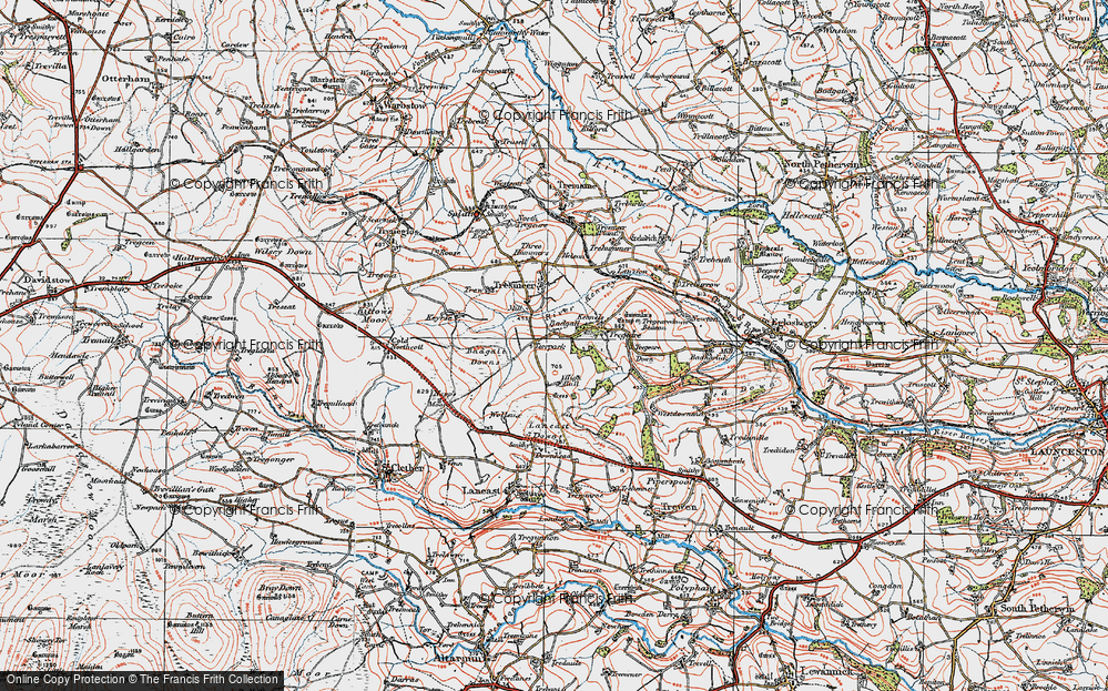 Old Map of Torrpark, 1919 in 1919