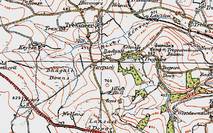 Old map of Torrpark in 1919