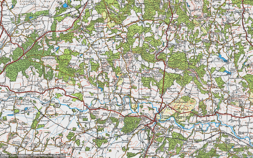Old Map of Tote Hill, 1919 in 1919