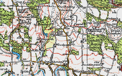 Old map of Tote Hill in 1919