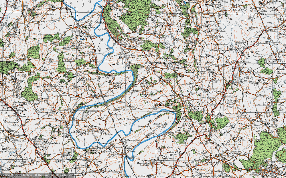 Old Map of Totnor, 1919 in 1919