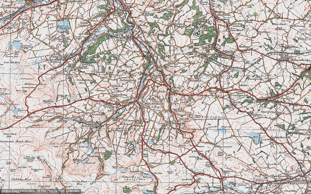 Old Map of Totties, 1924 in 1924