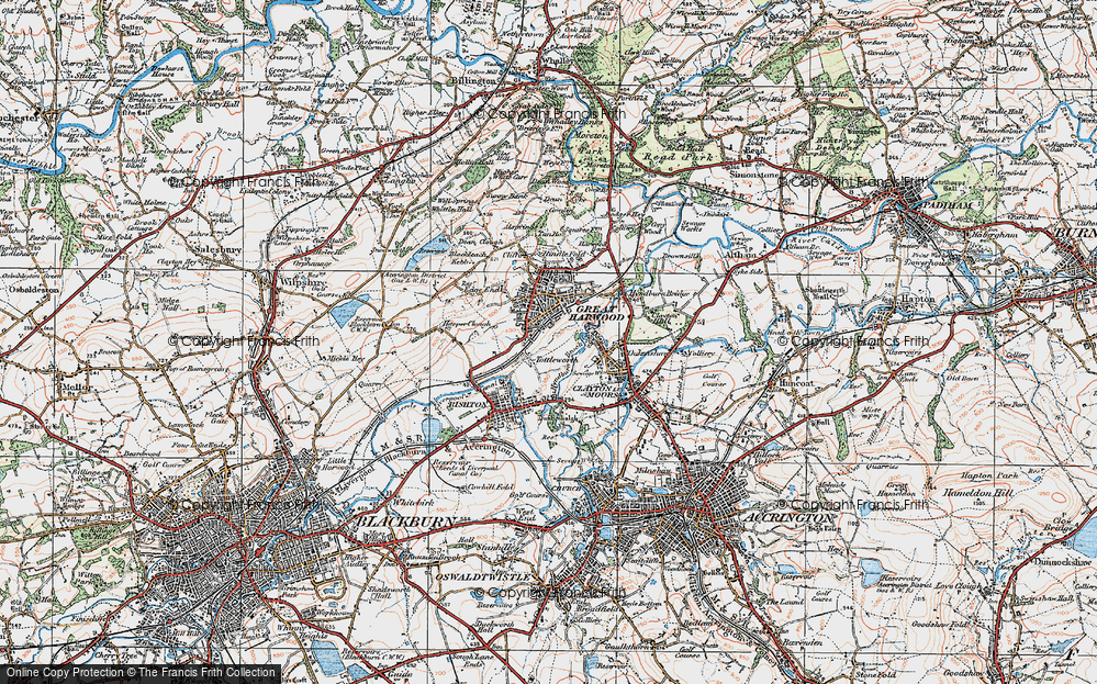 Old Map of Tottleworth, 1924 in 1924