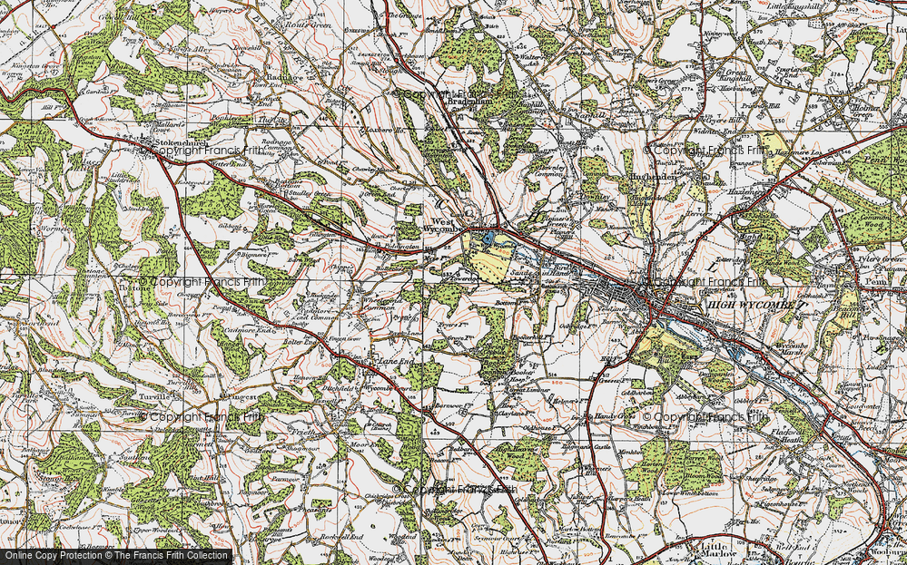 Old Map of Towerage, 1919 in 1919