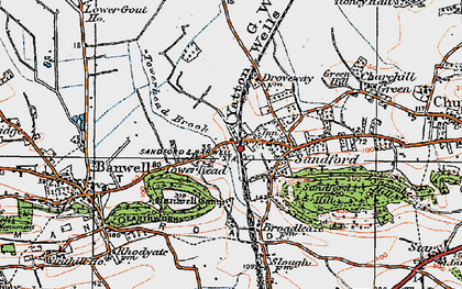 Old map of Towerhead in 1919