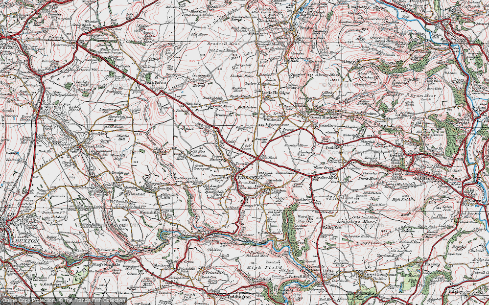 Old Map of Town Head, 1923 in 1923