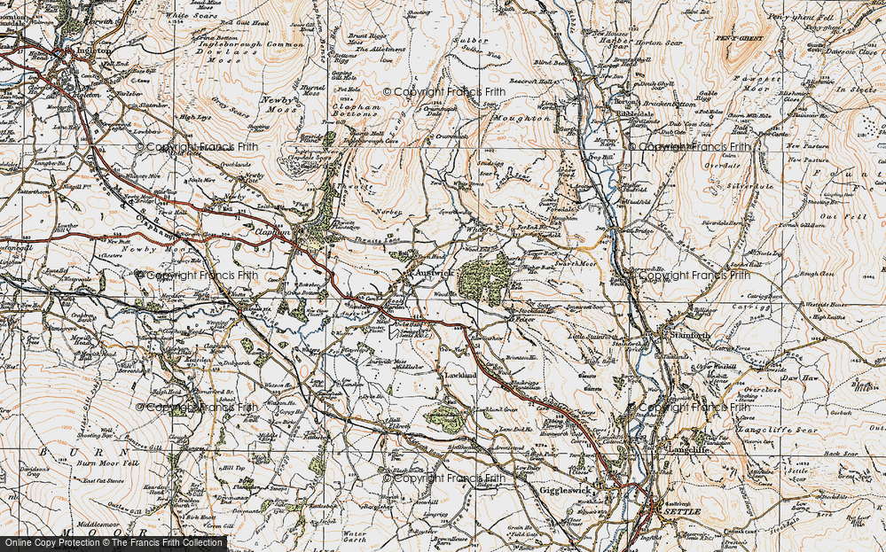 Old Map of Town Head, 1924 in 1924
