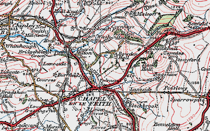 Old map of Townend in 1923