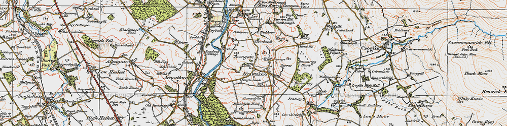 Old map of Aimbank in 1925