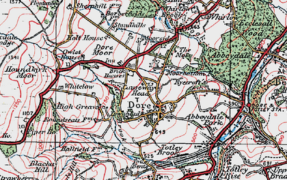 Old map of Townhead in 1923
