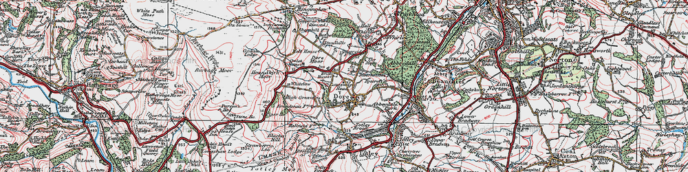 Old map of Townhead in 1923
