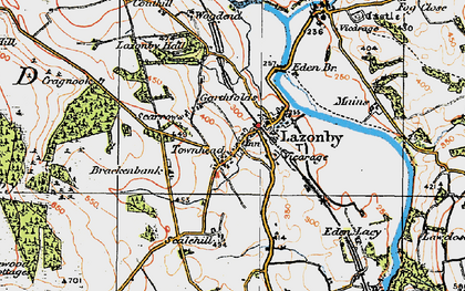 Old map of Townhead in 1925