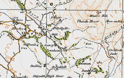 Old map of Ardale Beck in 1925