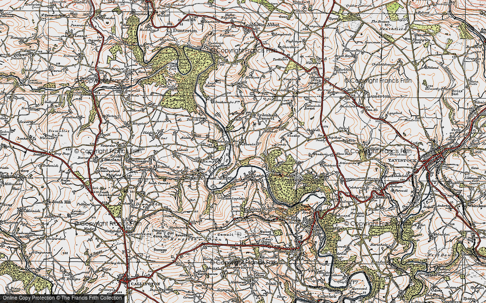 Old Map of Townlake, 1919 in 1919