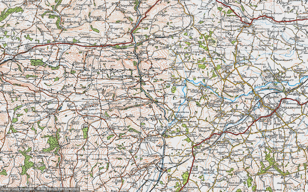 Old Map of Tracebridge, 1919 in 1919