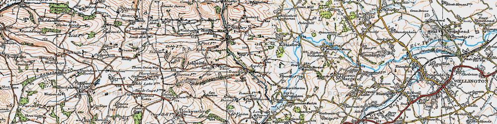 Old map of Tracebridge in 1919