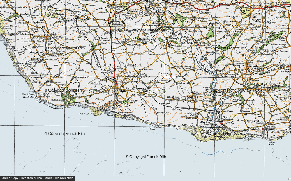 Old Map of Tre-Beferad, 1922 in 1922