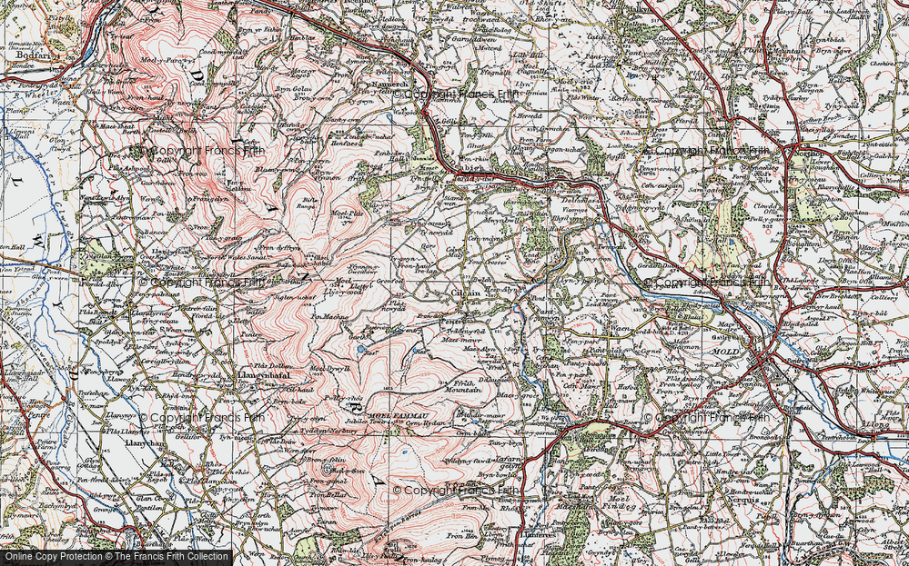 Old Map of Tre-lan, 1924 in 1924