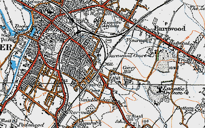Old map of Tredworth in 1919