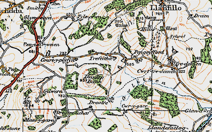 Old map of Trefeitha in 1919