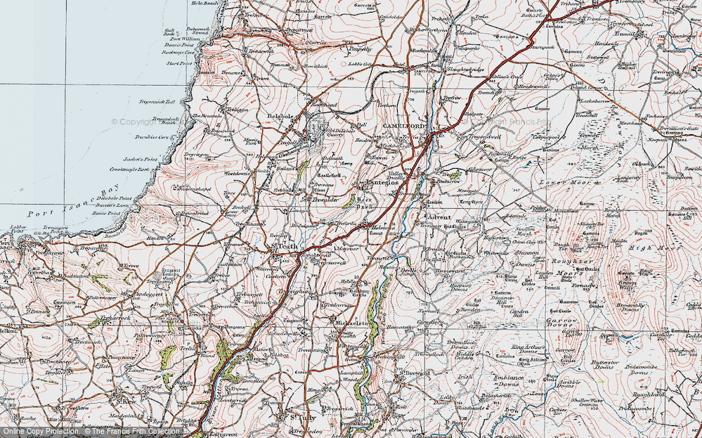 Old Map of Treforda, 1919 in 1919