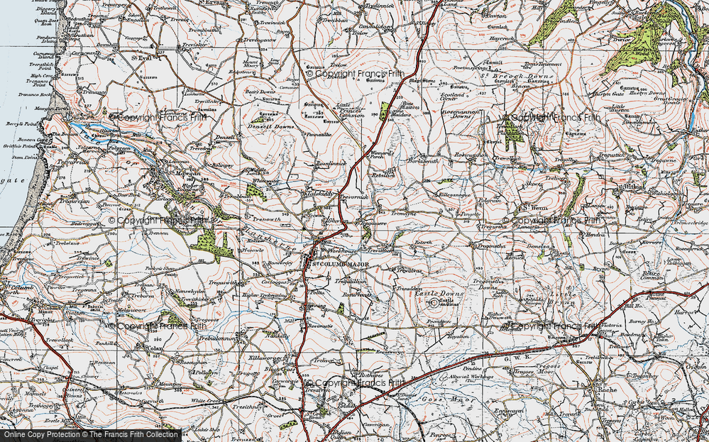 Old Map of Tregamere, 1919 in 1919