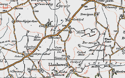 Old map of Treglemais in 1922