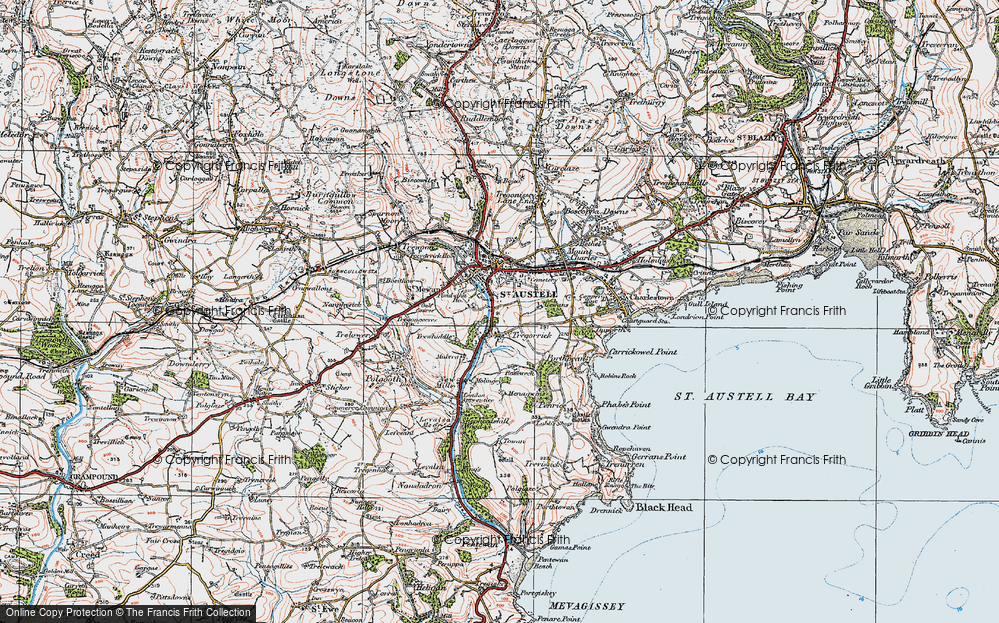 Old Map of Tregorrick, 1919 in 1919