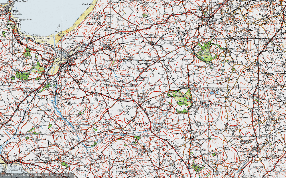Old Map of Trenerth, 1919 in 1919