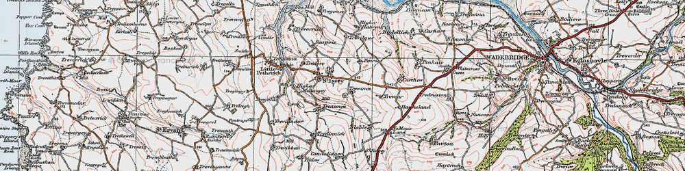 Old map of Penrose in 1919