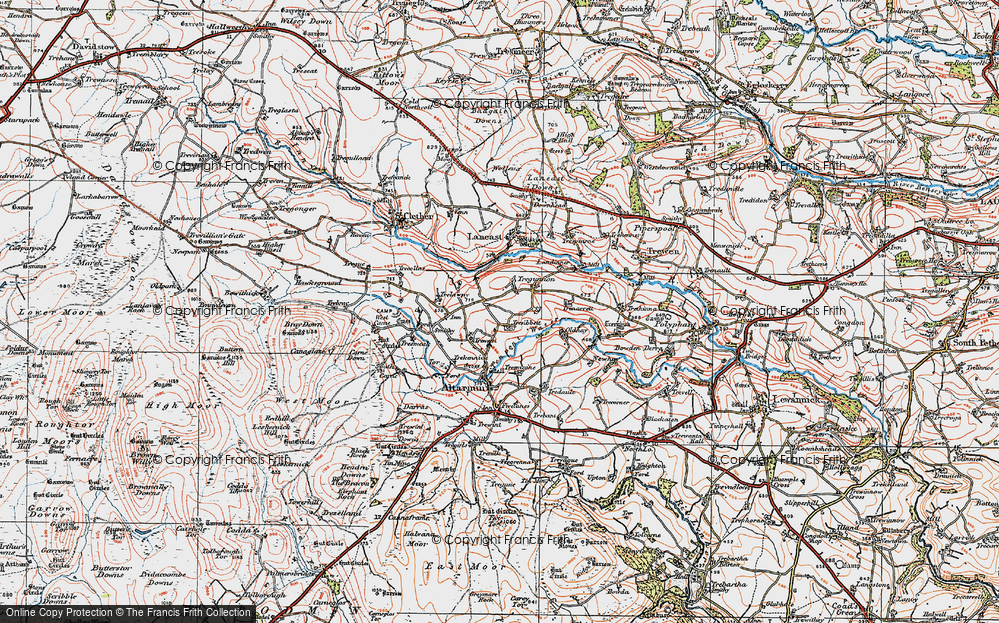 Old Map of Treween, 1919 in 1919